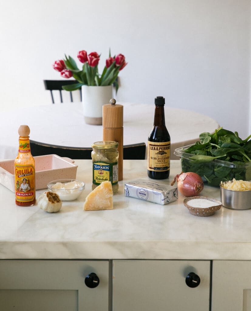 Ingredients on counter