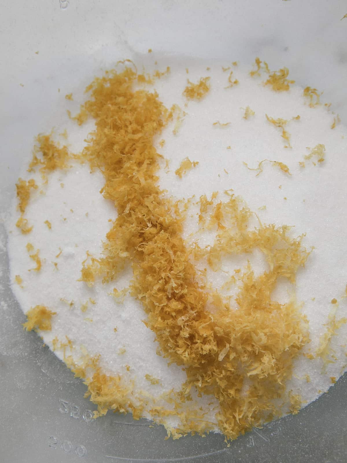 Lemon Zest with Sugar