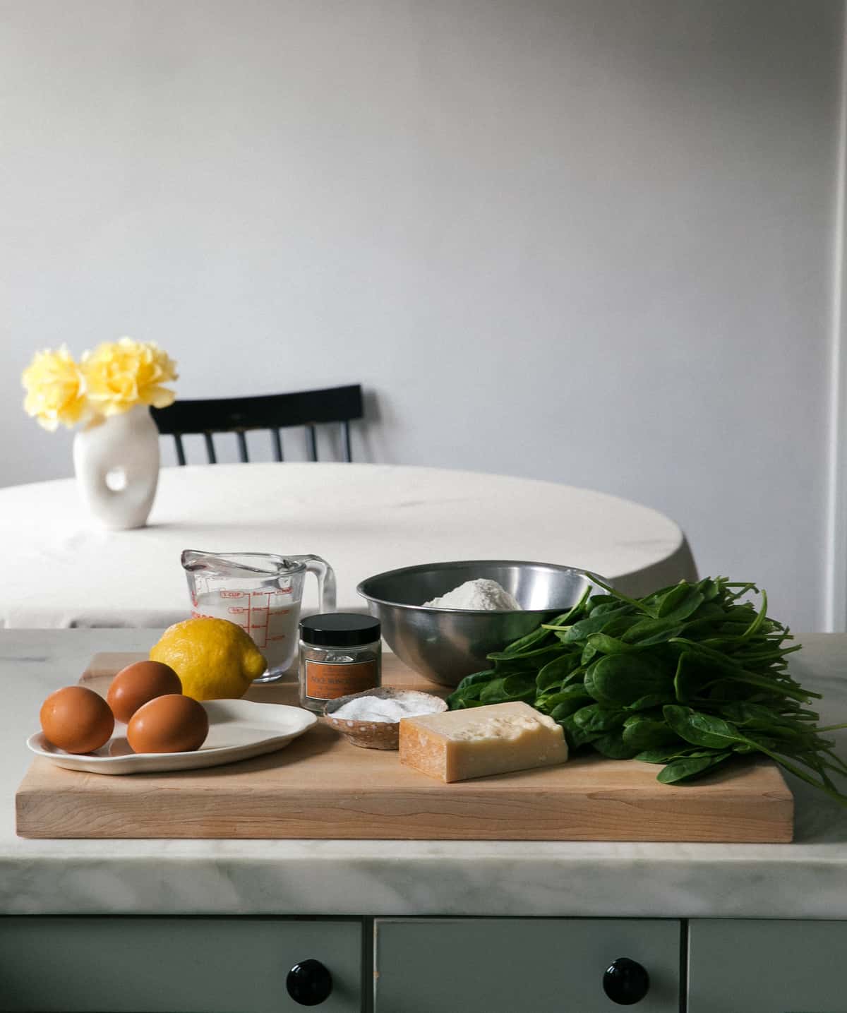 Ingredients for Cannelloni