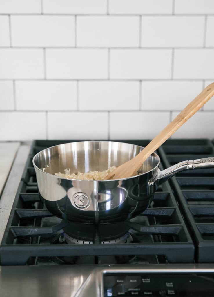 Risotto in pan