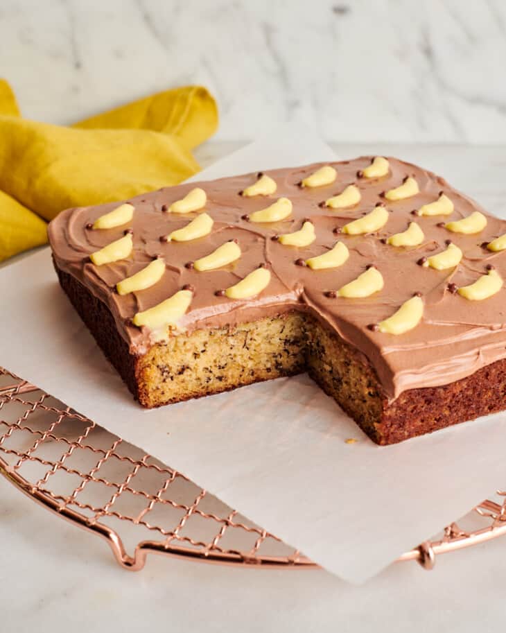 Mini Banana Cake with Chocolate Cream Cheese Frosting A Cozy Kitchen