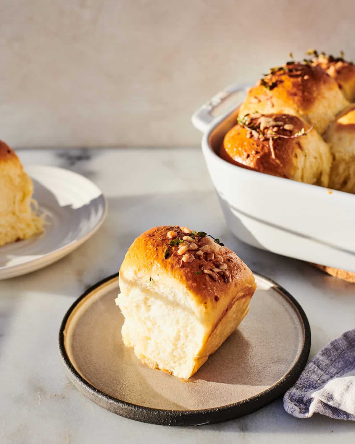 French Onion Roll Plated