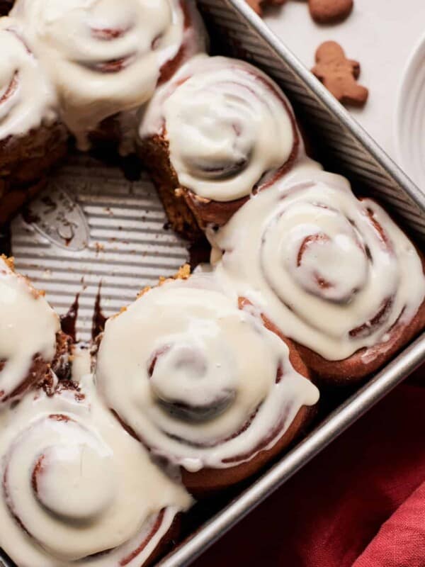 Fluffy Gingerbread Rolls