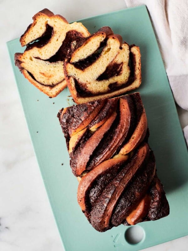 Chocolate Orange Babka with Slices