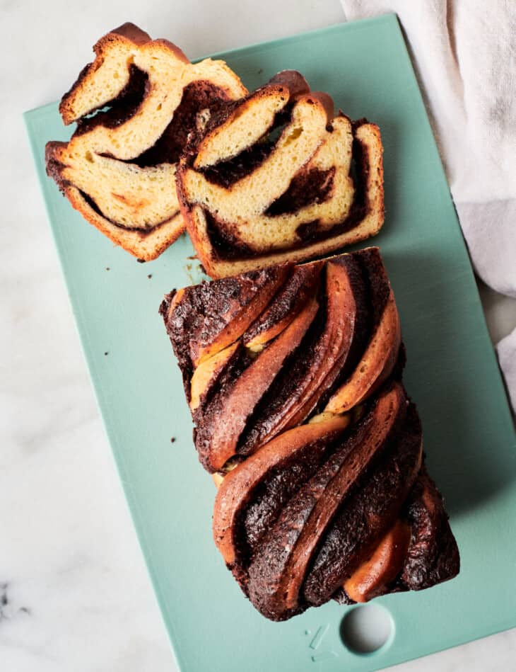Chocolate Orange Babka with Slices