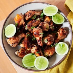 Sticky Mojo-Inspired Chicken Wings in Bowl