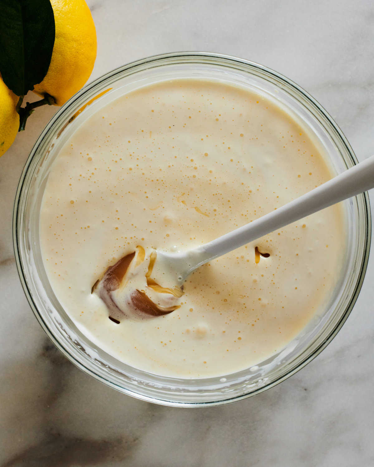 Mascarpone mixture in bowl.