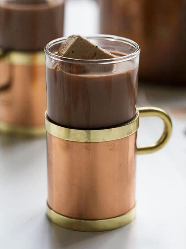 Homemade Hot Chocolate in a mug.