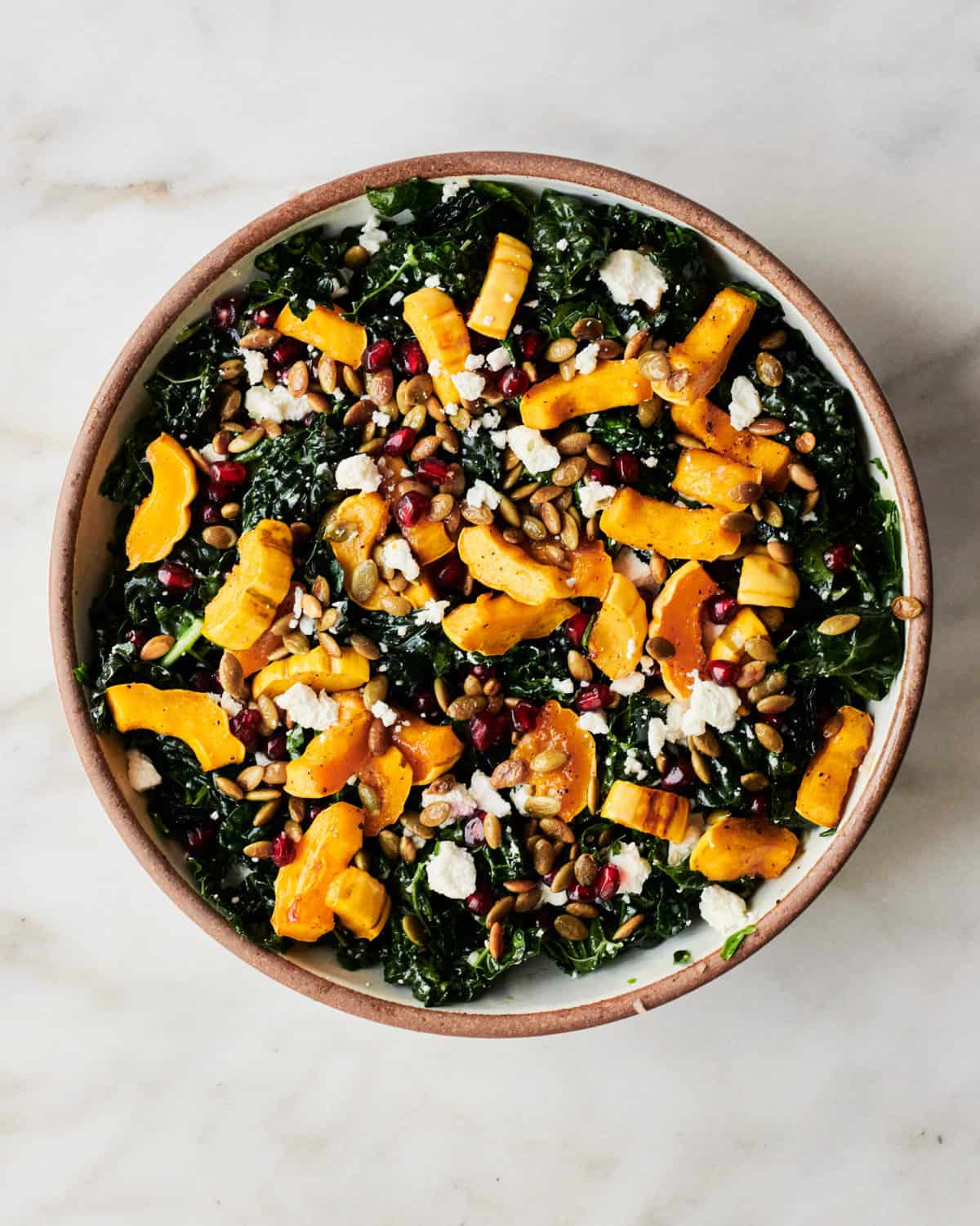 Fall Harvest Salad in bowl.