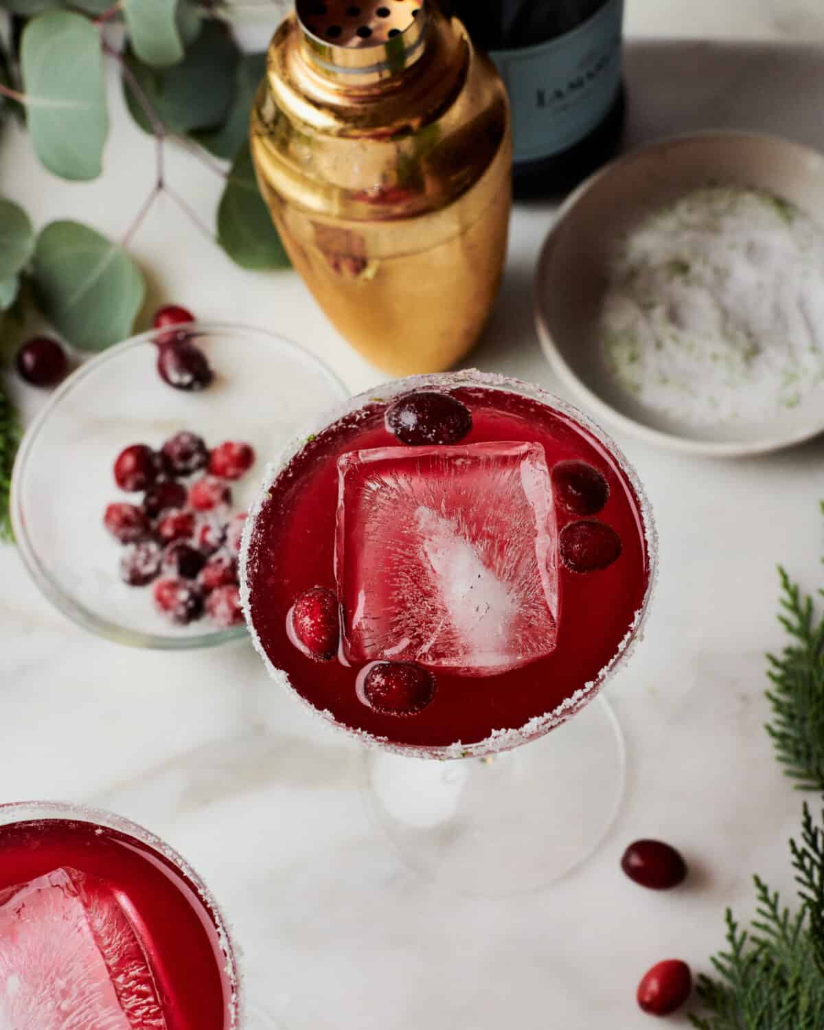 Cranberry Margarita. 