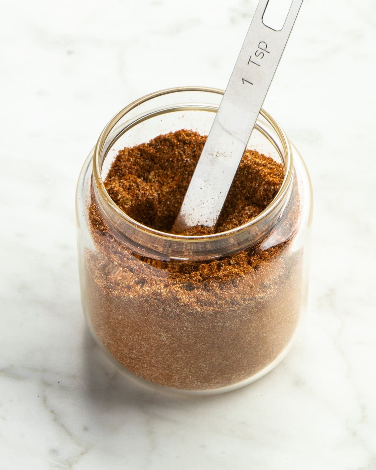 Taco Seasoning jar.
