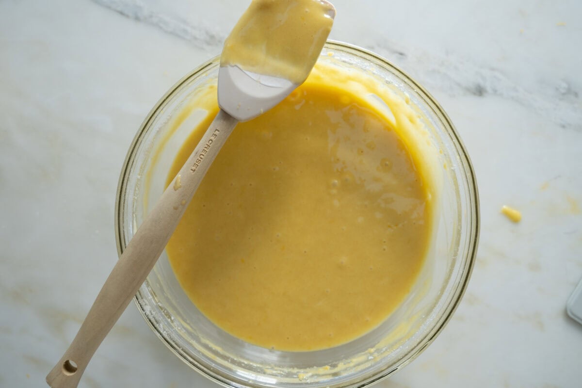 Batter all mixed together. 