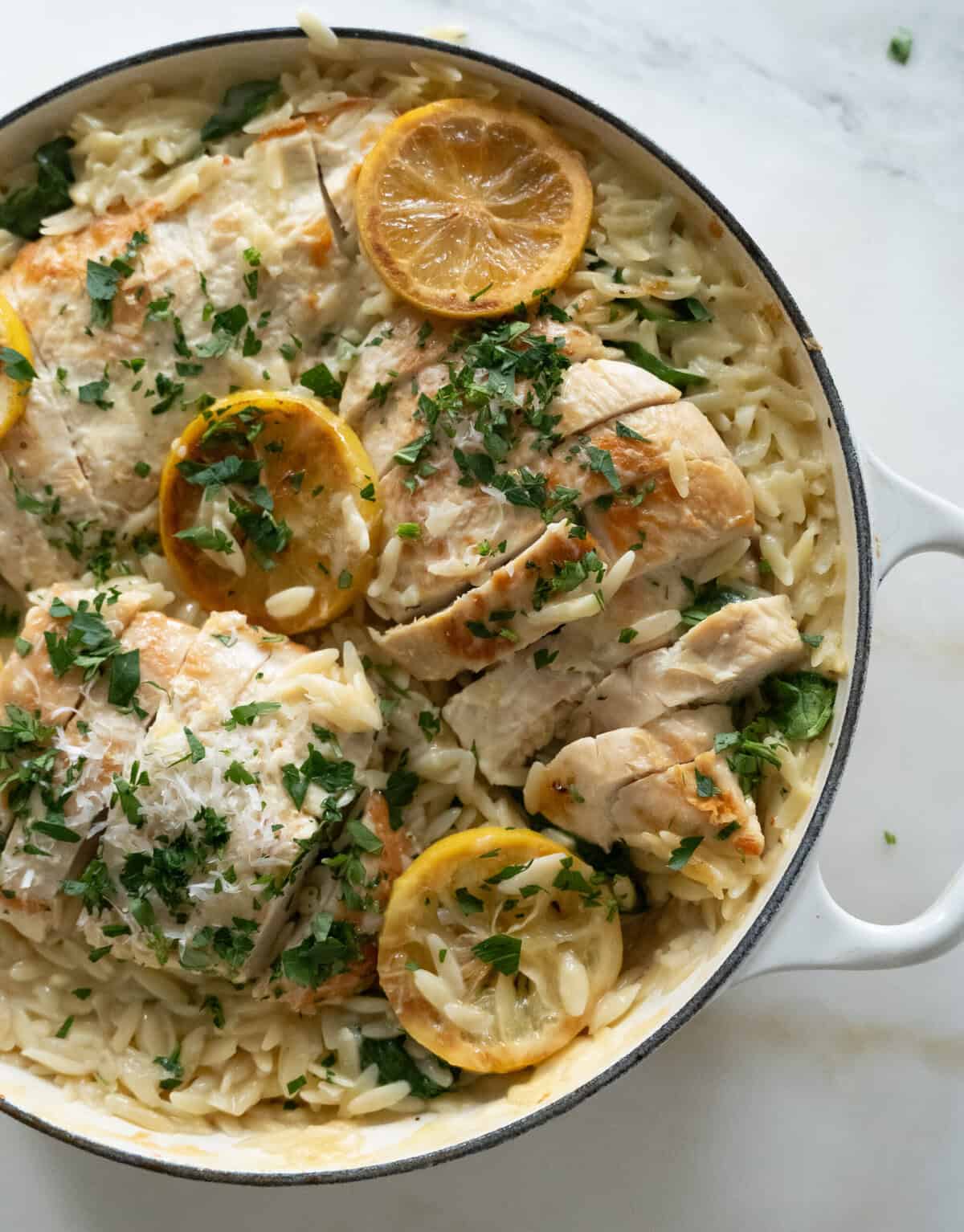 One-Pan Chicken Orzo