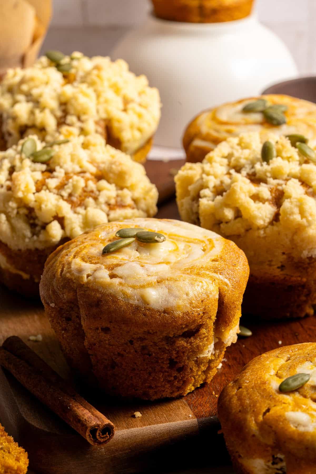 Pumpkin Cream Cheese Muffins
