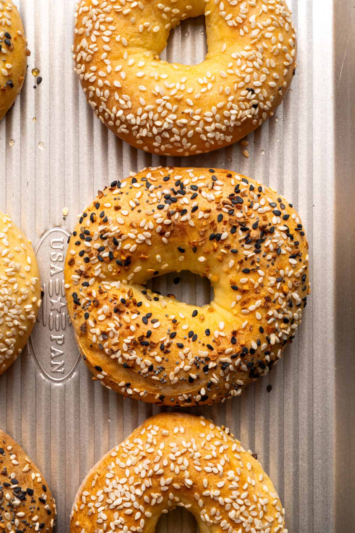 Protein Bagels all baked.