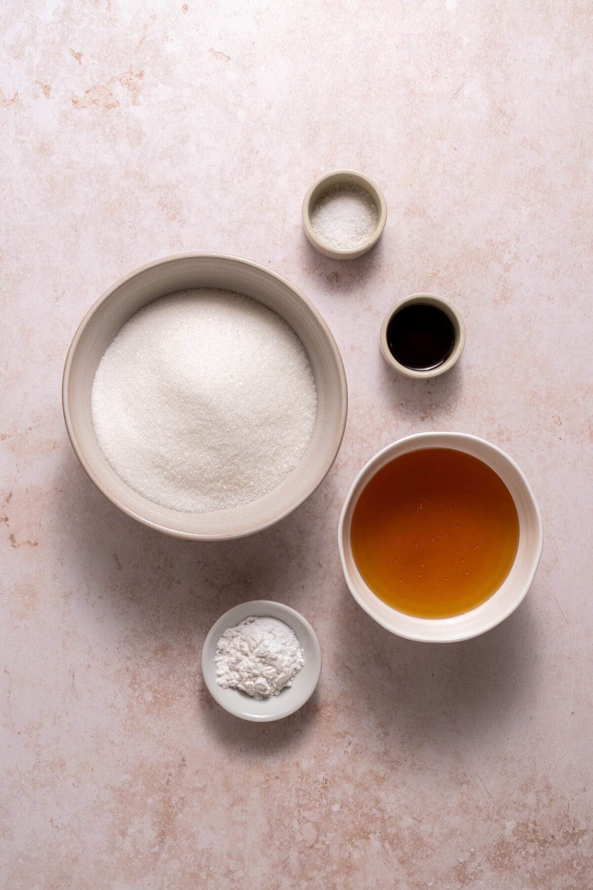 Honeycomb candy ingredients.