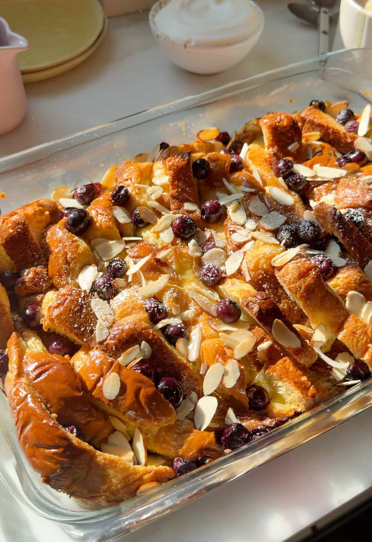 Lemon Blueberry Overnight French Toast