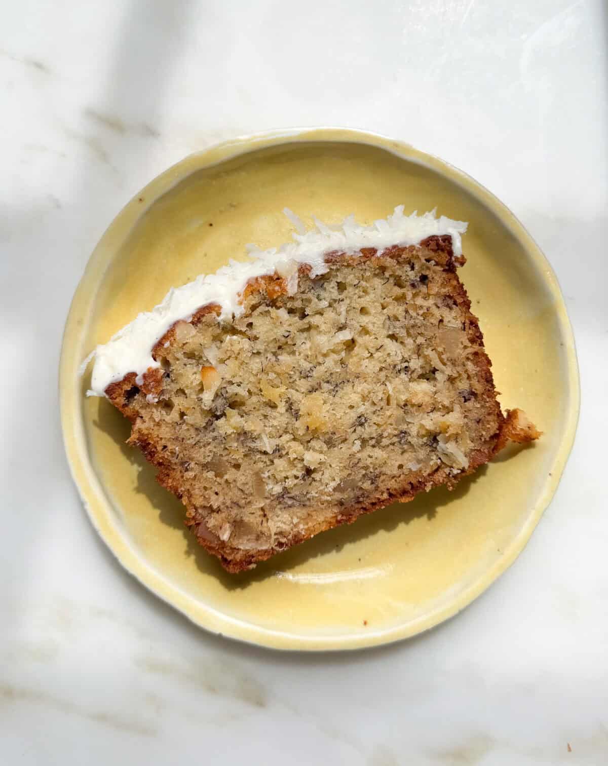 Slice of Tropical Banana Bread.