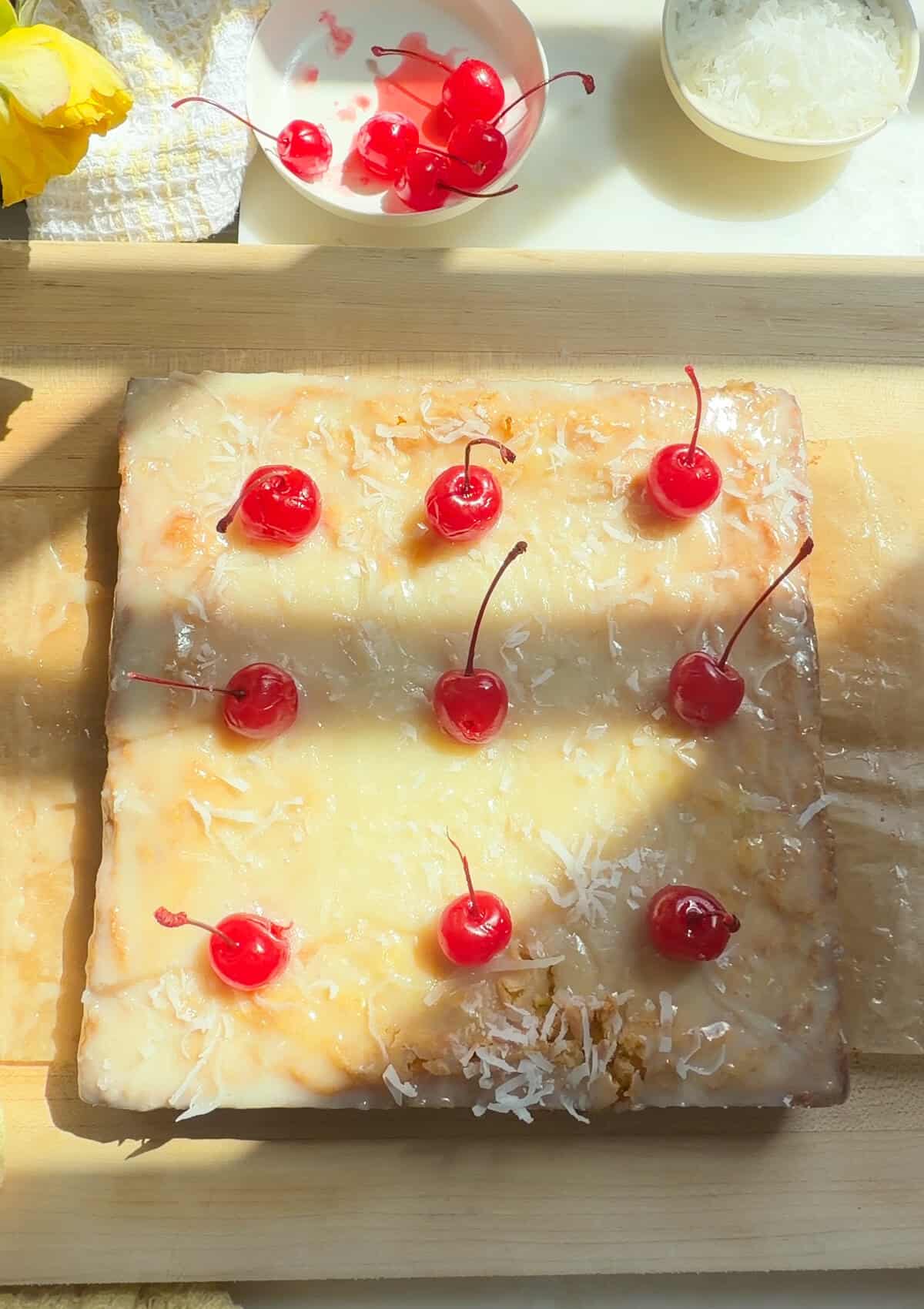 Piña Colada Brownies