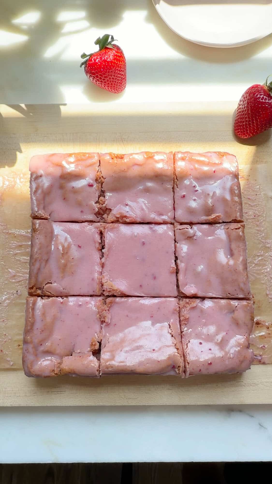 Strawberry Brownies